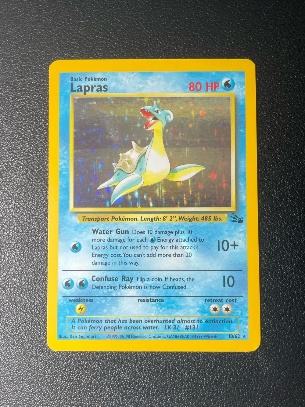 Lapras #10/62/Pokemon Fossil
